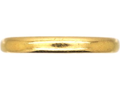 Mid 20th Century 18ct Gold Wedding Ring