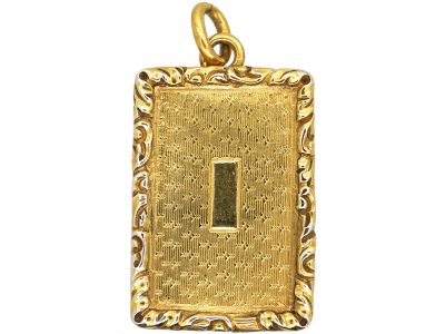 Early 19th Century French 18ct Gold Vinaigrette Locket