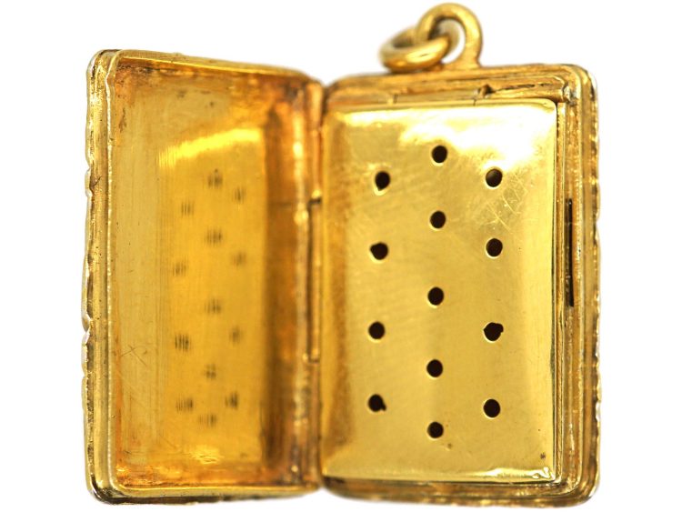 Early 19th Century French 18ct Gold Vinaigrette Locket