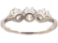 18ct White Gold Three Stone Diamond Ring