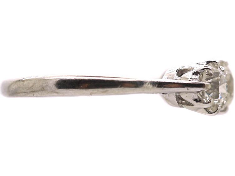 18ct White Gold Three Stone Diamond Ring