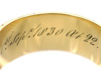 Georgian 18ct Gold Memorial Ring