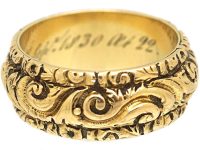 Georgian 18ct Gold Memorial Ring