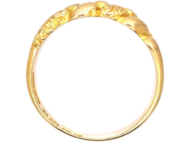 Victorian 18ct Gold Keeper Ring