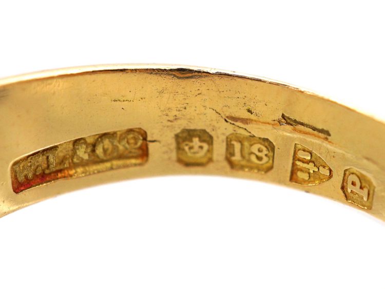 Victorian 18ct Gold Keeper Ring