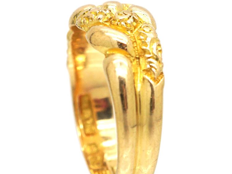 Victorian 18ct Gold Keeper Ring