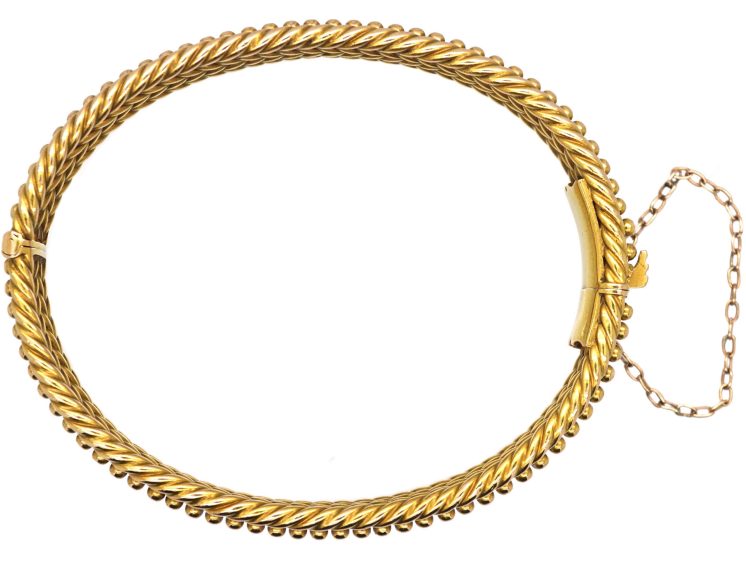 Victorian 15ct Gold Illusion Bangle