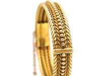 Victorian 15ct Gold Illusion Bangle