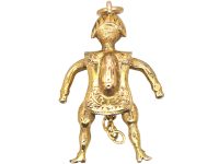 Victorian 9ct Gold Articulated Figure of Punch