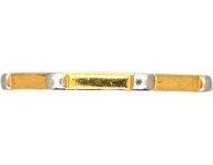 Mid 20th Century 22ct Two Colour Gold Octagonal Wedding Ring