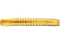 Victorian 15ct Gold Illusion Bangle