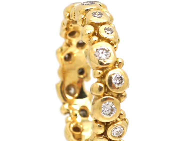 18ct Gold & Diamond Eternity Ring by Gilbert Albert