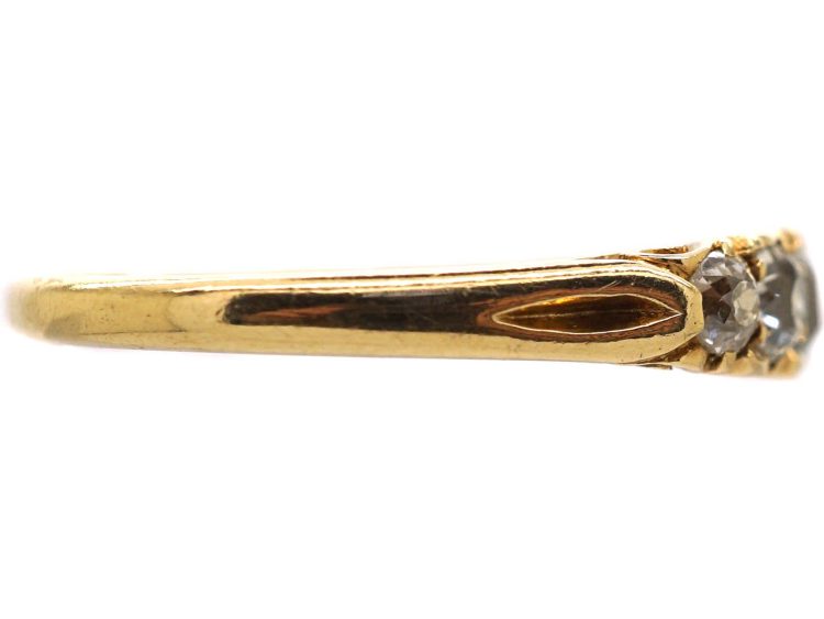 Victorian 18ct Gold Five Stone Diamond Ring