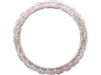 Art Deco Platinum Ruby Eternity Ring