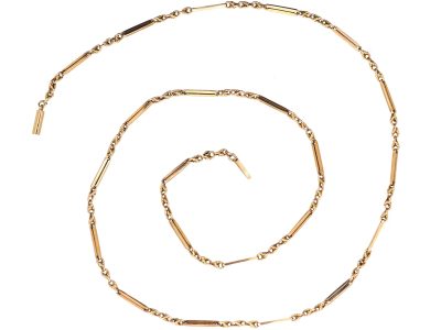 Edwardian 9ct Gold Ornate Chain