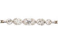 Edwardian 14ct Gold & Platinum Bracelet set with Diamonds