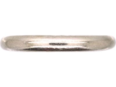 Platinum Wedding Ring by Cartier