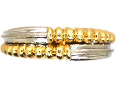 Vintage 18ct Two Colour Gold Ring by Cartier