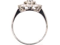 Early 20th Century Platinum Diamond Cluster Ring