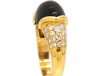 18ct Gold Onyx & Diamond Ring by Cartier, Paris