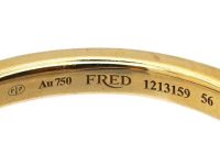 French 18ct Gold, Diamond & Lapis Lazuli Globe Ring by Fred