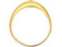 Victorian 18ct Gold Gypsy Ring set with a Diamond