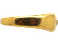 Victorian 18ct Gold Gypsy Ring set with a Diamond