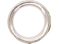 Vintage Swedish Silver & 18ct Gold Ring