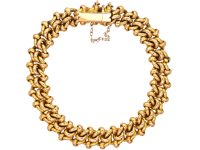 Edwardian 15ct Gold Ornate Bracelet