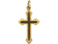 Mid 20th Century Small 9ct Gold Cross