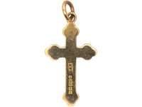 Mid 20th Century Small 9ct Gold Cross