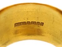 Very Wide 22ct Gold Wedding Ring