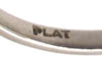 Mid 20th Century Platinum, Three Stone Diamond Ring