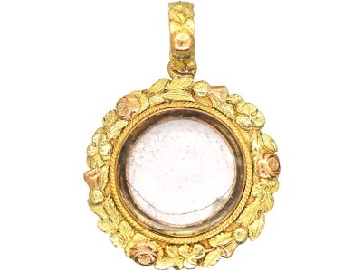 Georgian Three Colour Gold Act of Union Locket
