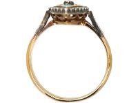 Early 20th Century 14ct Gold, Enamel & Diamond Marquise Ring