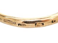 Early 20th Century 14ct Gold, Enamel & Diamond Marquise Ring