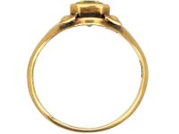 Art Nouveau 18ct Gold & Peridot Ring by Murrle Bennett & Co