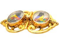 Victorian 15ct Gold Birds of a Feather Brooch