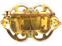 Victorian 15ct Gold Birds of a Feather Brooch