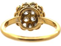 Edwardian 18ct Gold, Diamond Cluster Ring