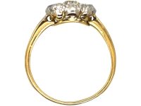 Victorian 18ct Gold Diamond Cluster Ring