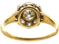 Victorian 18ct Gold Diamond Cluster Ring