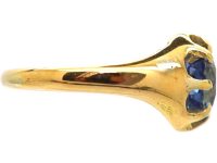 Victorian 18ct Gold Ring set with a Sapphire