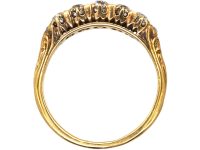 Victorian 18ct Gold, Five Stone Diamond Ring