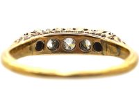 Victorian 18ct Gold, Five Stone Diamond Ring