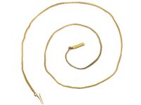 Victorian 15ct Gold Woven Chain