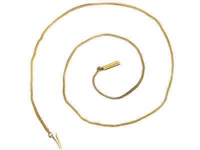 Victorian 15ct Gold Woven Chain