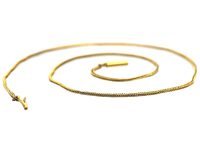 Victorian 15ct Gold Woven Chain