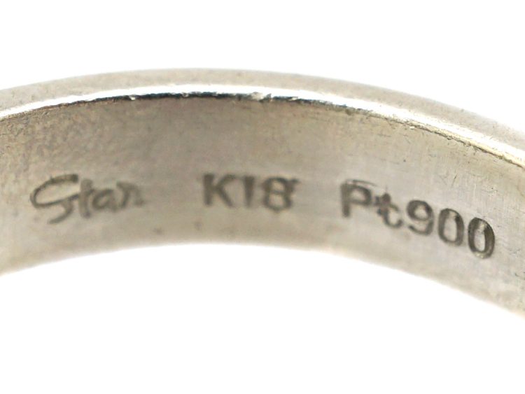 18ct Gold & Platinum Ring set with a Diamond