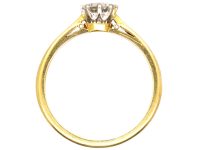 Millenium 18ct Gold & Platinum Diamond Solitaire Ring